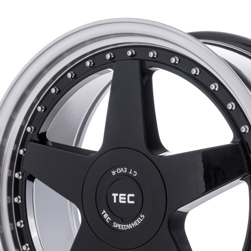 Tec Speedwheels GT EVO-R schwarz glanz hornpoliert