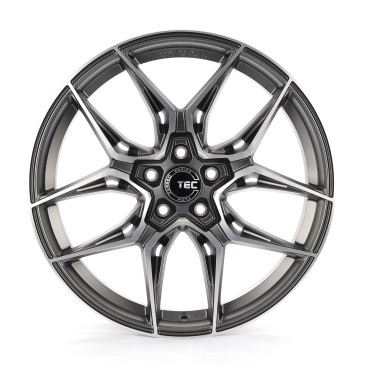 Tec Speedwheels GT9 gun metal matt frontpoliert