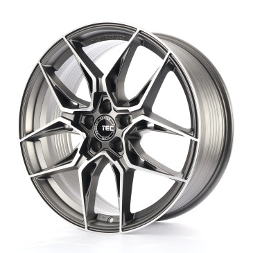 Tec Speedwheels GT9 gun metal matt frontpoliert