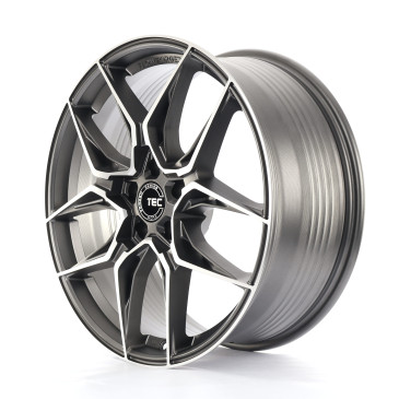 Tec Speedwheels GT9 gun metal matt frontpoliert