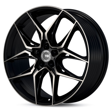 Tec Speedwheels GT9 schwarz matt frontpoliert Shadow Edition