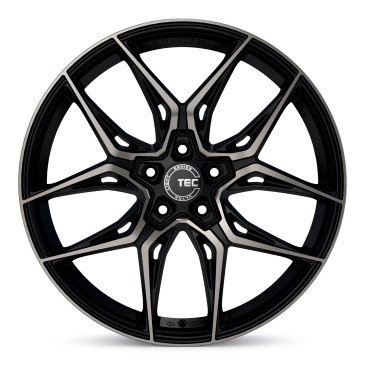 Tec Speedwheels GT9 schwarz matt frontpoliert Shadow Edition