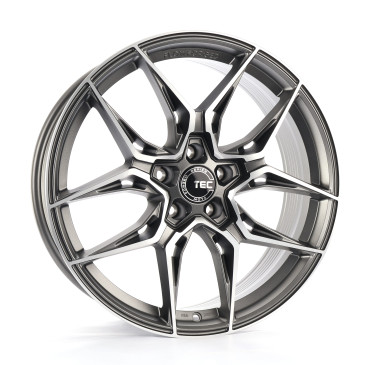 Tec Speedwheels GT9 gun metal matt frontpoliert