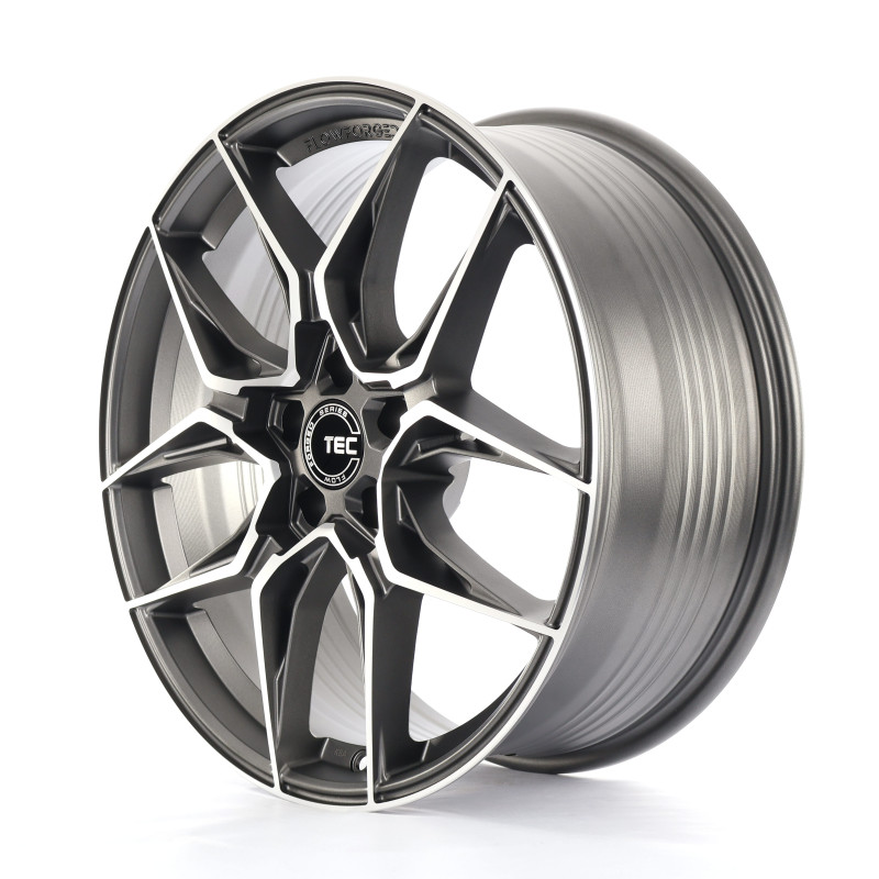 Tec Speedwheels GT9 gun metal matt frontpoliert