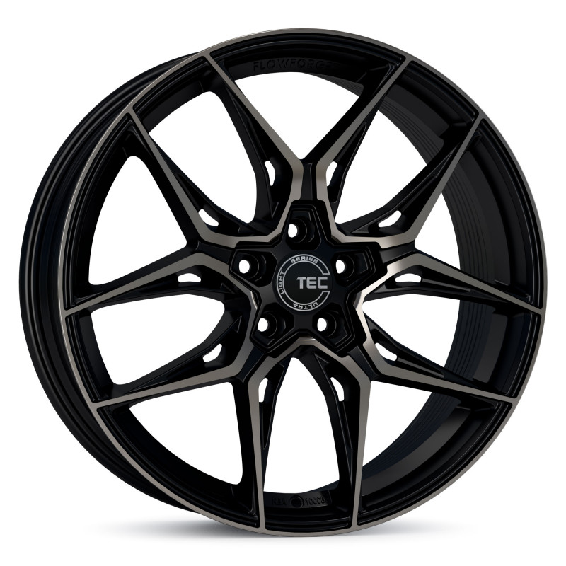 Tec Speedwheels GT9 Schwarz Matt Frontpoliert Shadow Edition