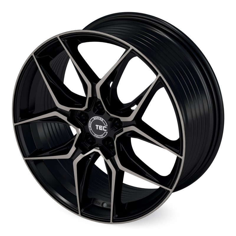 Tec Speedwheels GT9 Schwarz Matt Frontpoliert Shadow Edition