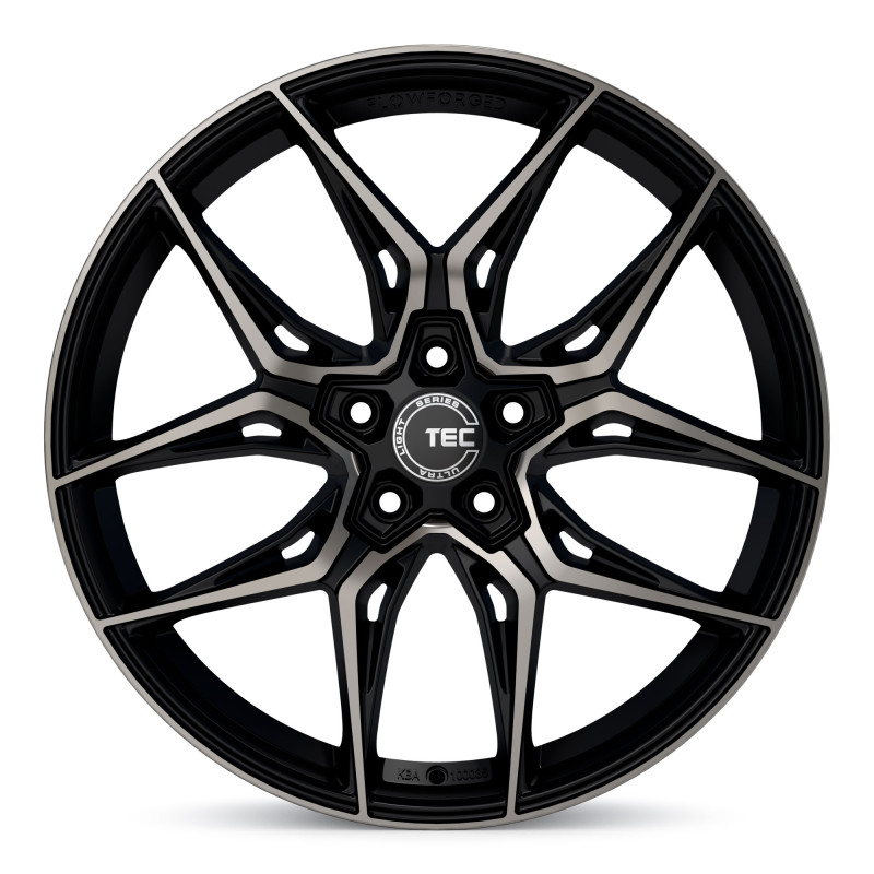 Tec Speedwheels GT9 Schwarz Matt Frontpoliert Shadow Edition