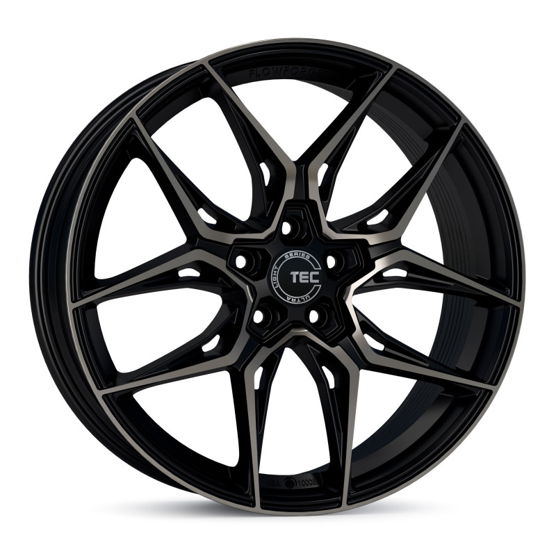 Tec Speedwheels GT9 Schwarz Matt Frontpoliert Shadow Edition