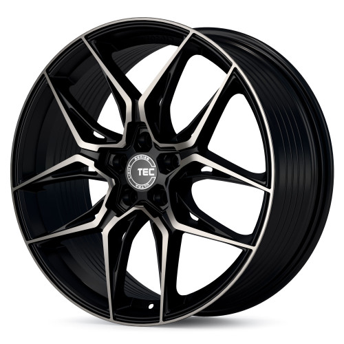 Tec Speedwheels GT9 Schwarz Matt Frontpoliert Shadow Edition
