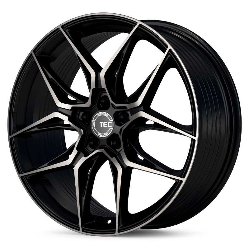 Tec Speedwheels GT9 Schwarz Matt Frontpoliert Shadow Edition