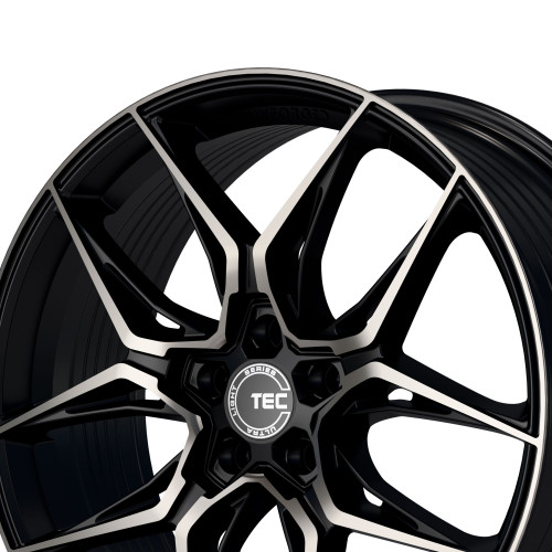 Tec Speedwheels GT9 Schwarz Matt Frontpoliert Shadow Edition