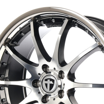 TOMASON TN8 hyperblack diamond polished