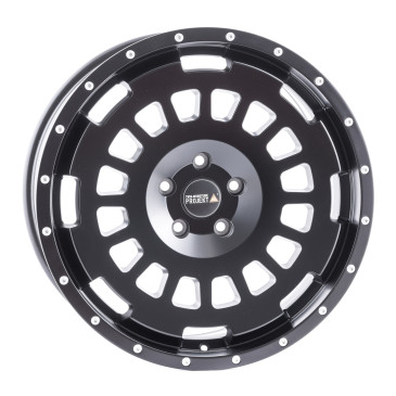 Twin Monotube Projekt FE-AT20-MONOBLOC Seidenmatt schwarz