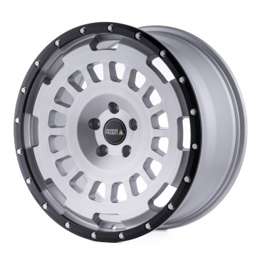 Twin Monotube Projekt FE-AT20 Silber gebuerstet schwarz