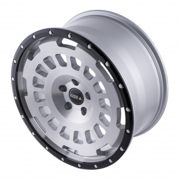 Twin Monotube Projekt FE-AT20 Silber gebuerstet schwarz