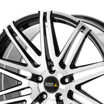 Twin Monotube Projekt FE Glanz Schwarz frontpoliert