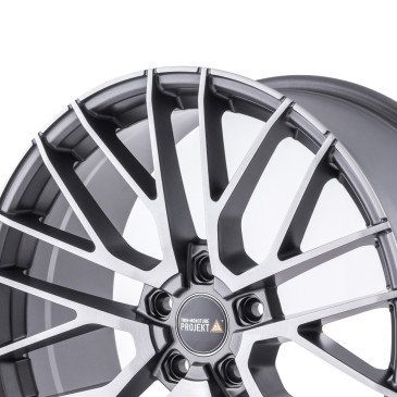 Twin Monotube Projekt FE20.2 Gunmetal-frontgebuerstet