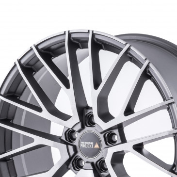 Twin Monotube Projekt FE20.2 Gunmetal-frontgebuerstet