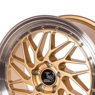 Ultrawheels UA14 GOLD / LIP POLISHED