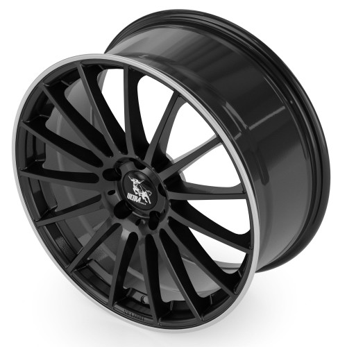 Ultrawheels UA4 black / rim polished