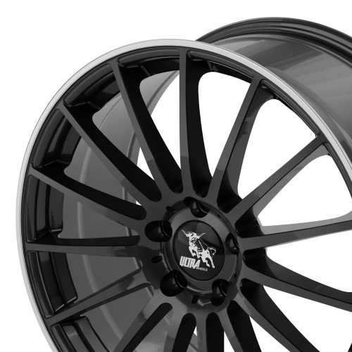 Ultrawheels UA4 black / rim polished