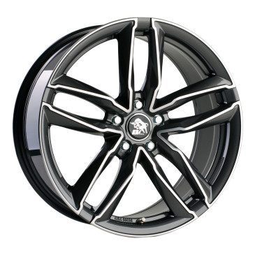 Ultrawheels UA6 GUNMETAL POLISHED