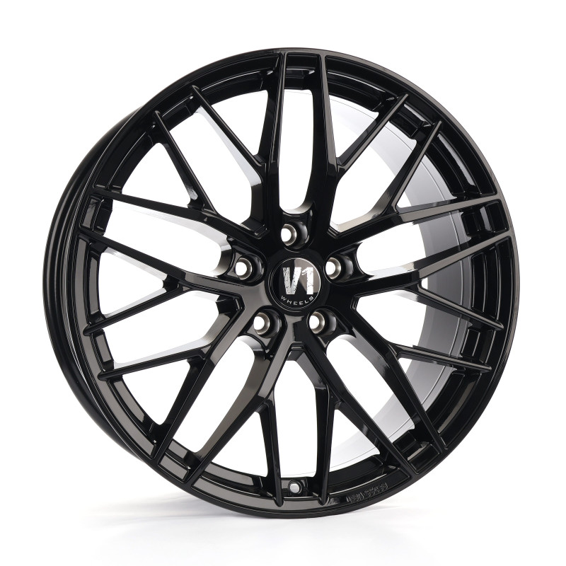 V1 Wheels DS2 Schwarz glänzend lackiert