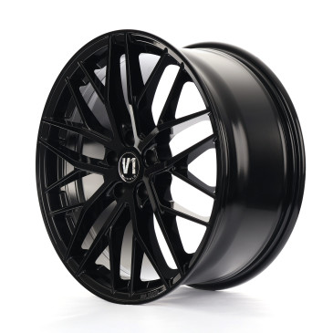 V1 Wheels DS2 Schwarz glänzend lackiert