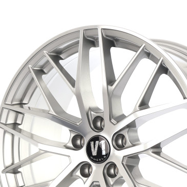 V1 Wheels DS2 Daytona Grau Hochglanzpoliert