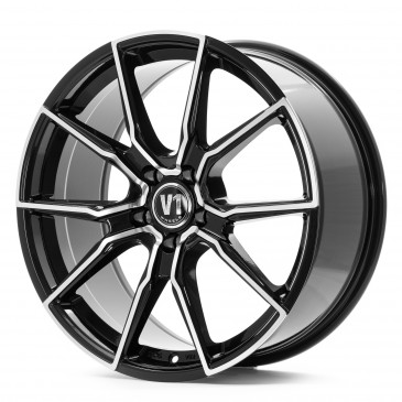 V1 Wheels V1 Schwarz Hochglanzpoliert