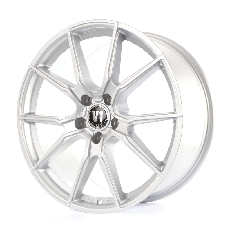 V1 Wheels V1 Solid Titanium Silber