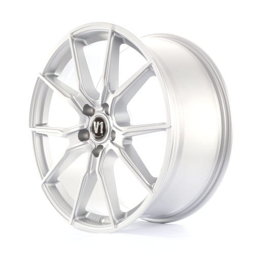 V1 Wheels V1 Solid Titanium Silber