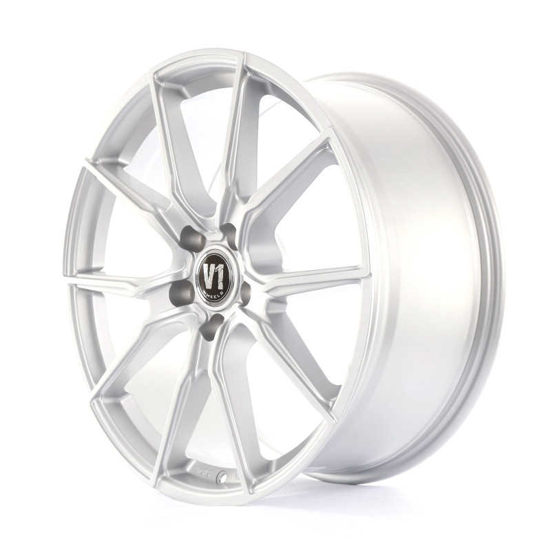 V1 Wheels V1 Solid Titanium Silber