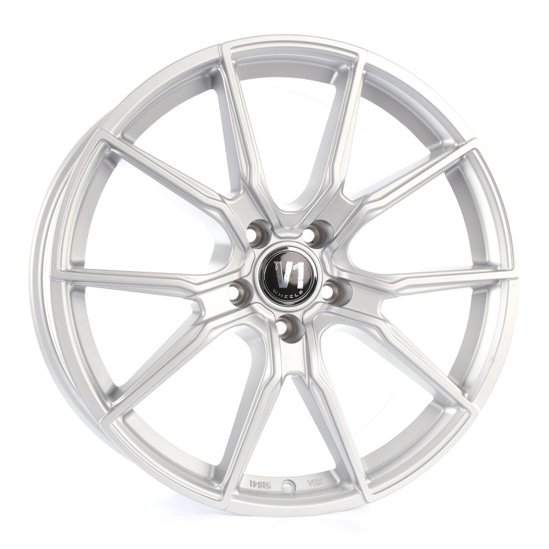V1 Wheels V1 Solid Titanium Silber