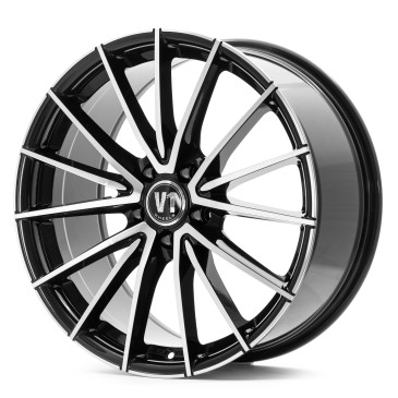 V1 Wheels V2 Schwarz Hochglanzpoliert