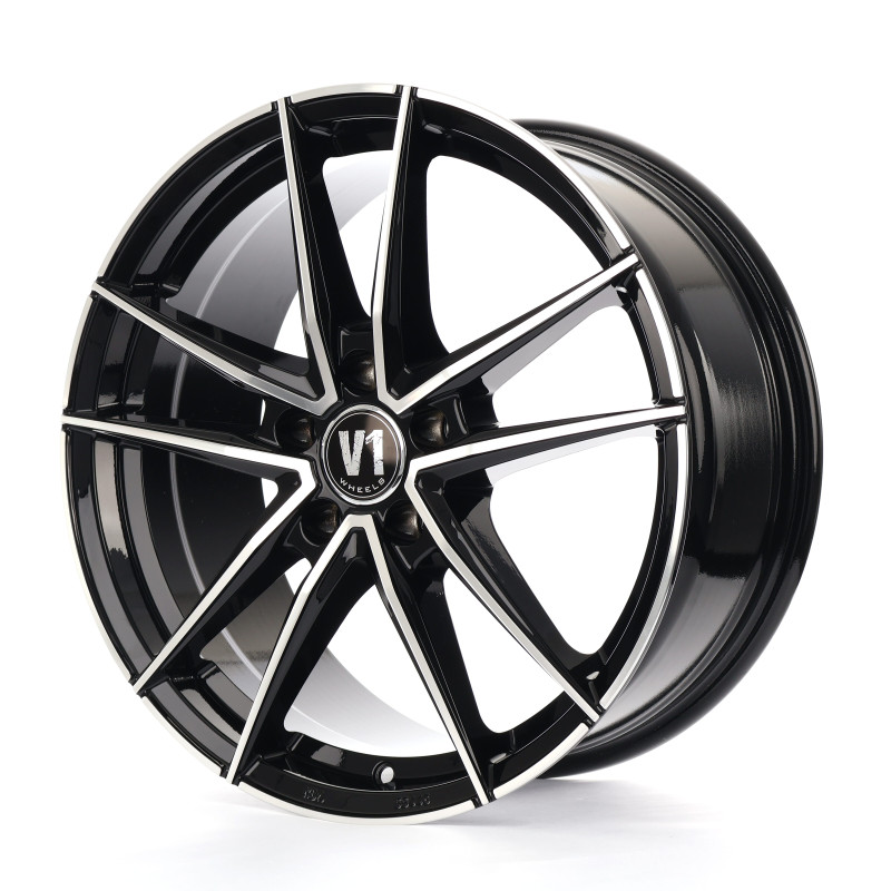 V1 Wheels V3 Schwarz Hochglanzpoliert