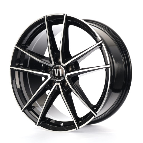 V1 Wheels V3 Schwarz Hochglanzpoliert
