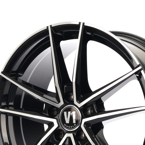 V1 Wheels V3 Schwarz Hochglanzpoliert