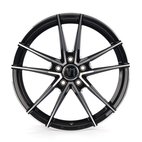 V1 Wheels V3 Schwarz Hochglanzpoliert