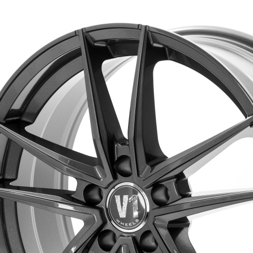 V1 Wheels V3 Daytona Grau lackiert