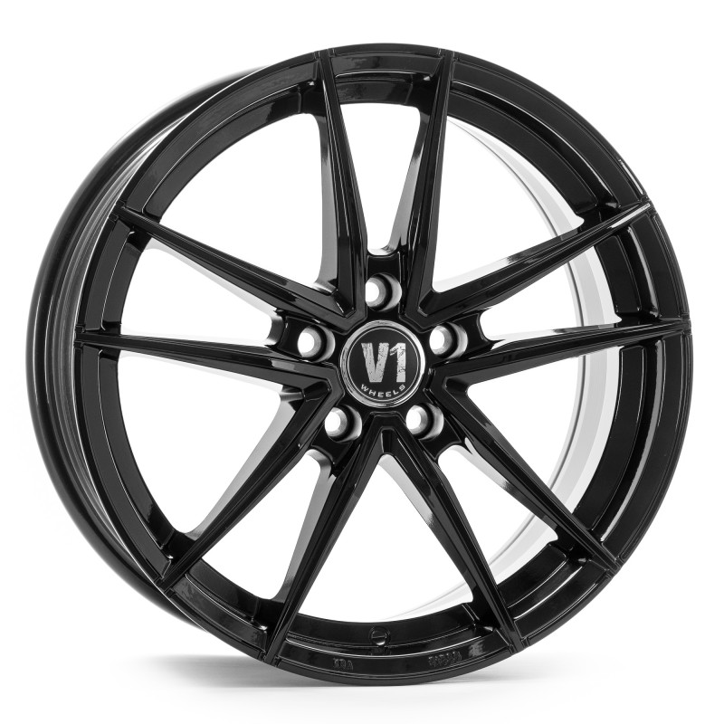 V1 Wheels V3 Schwarz glänzend lackiert