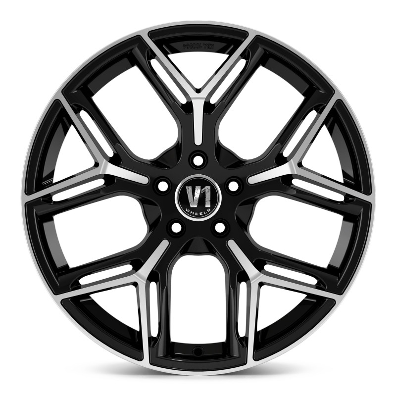 V1 Wheels V4 Schwarz Hochglanzpoliert