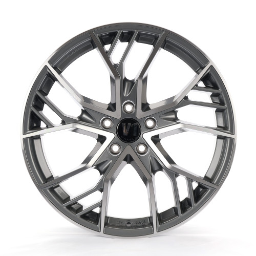 V1 Wheels V7 Glossy Gunmetal Machined