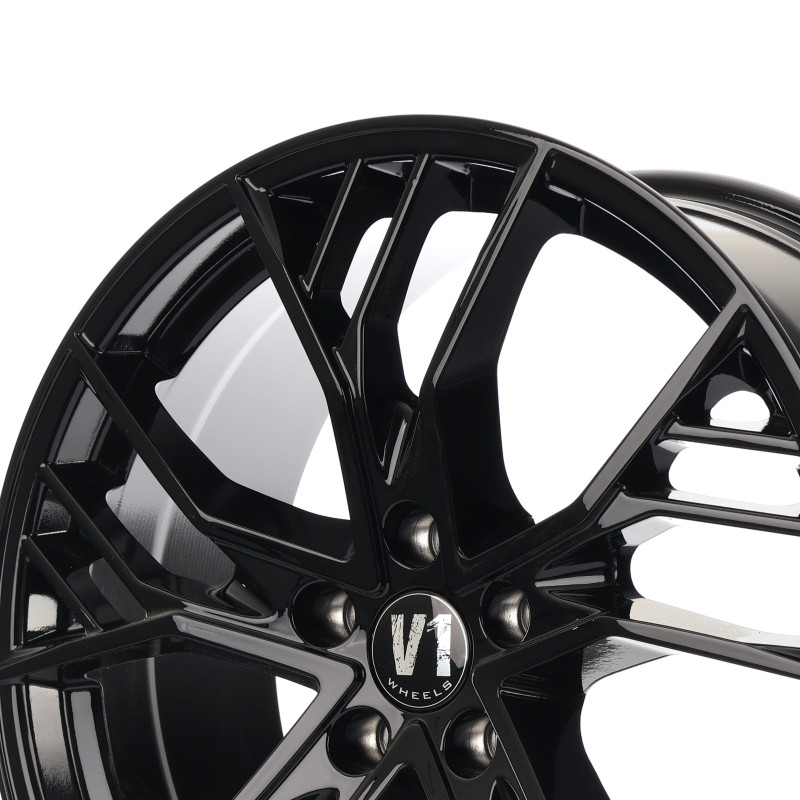 V1 Wheels V7 Glossy Black