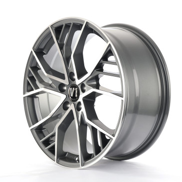 V1 Wheels V7 Glossy Gunmetal Machined