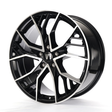 V1 Wheels V7 Glossy Black Machined