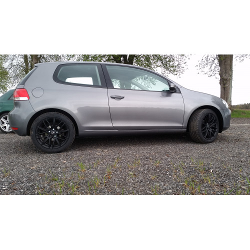 Brock B42 alloy wheels for VW Golf VII GTi TCR in gloss black