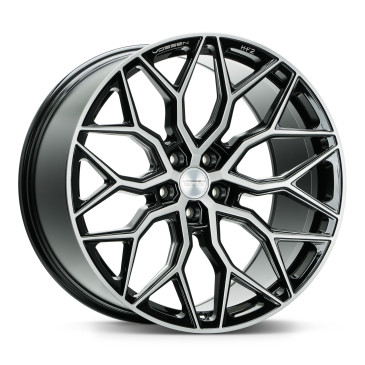 Vossen HF2 Deep Face Glanzschwarz gebürstet