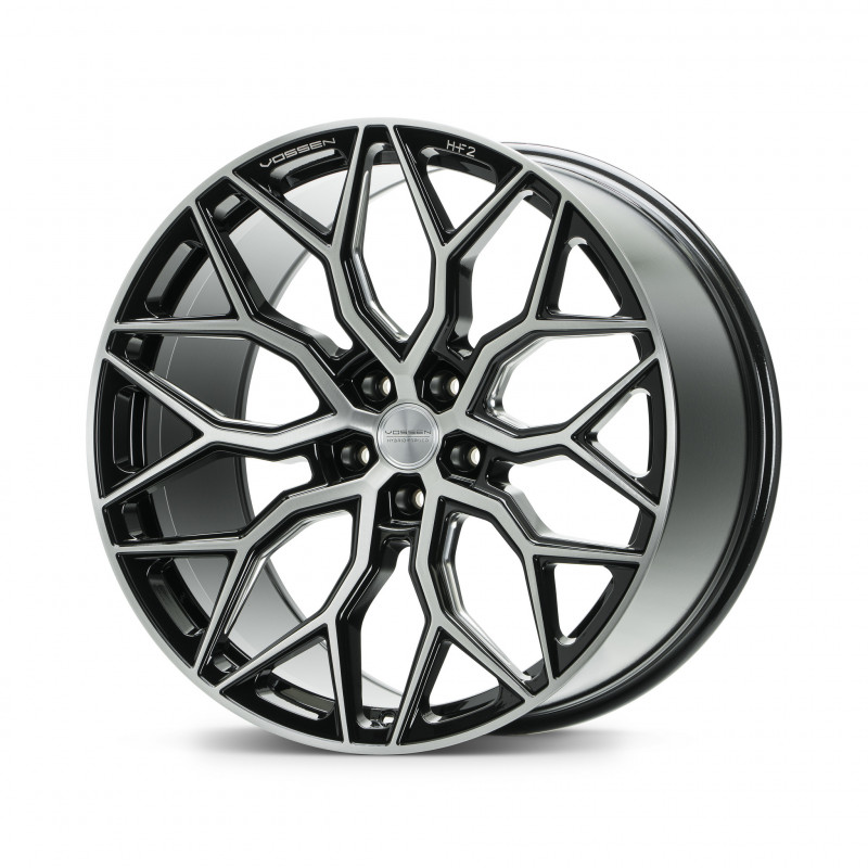 Vossen HF2 Flat Face Glanzschwarz gebürstet