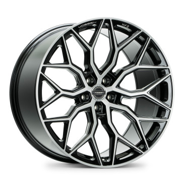 Vossen HF2 Super Deep Face Glanzschwarz gebürstet
